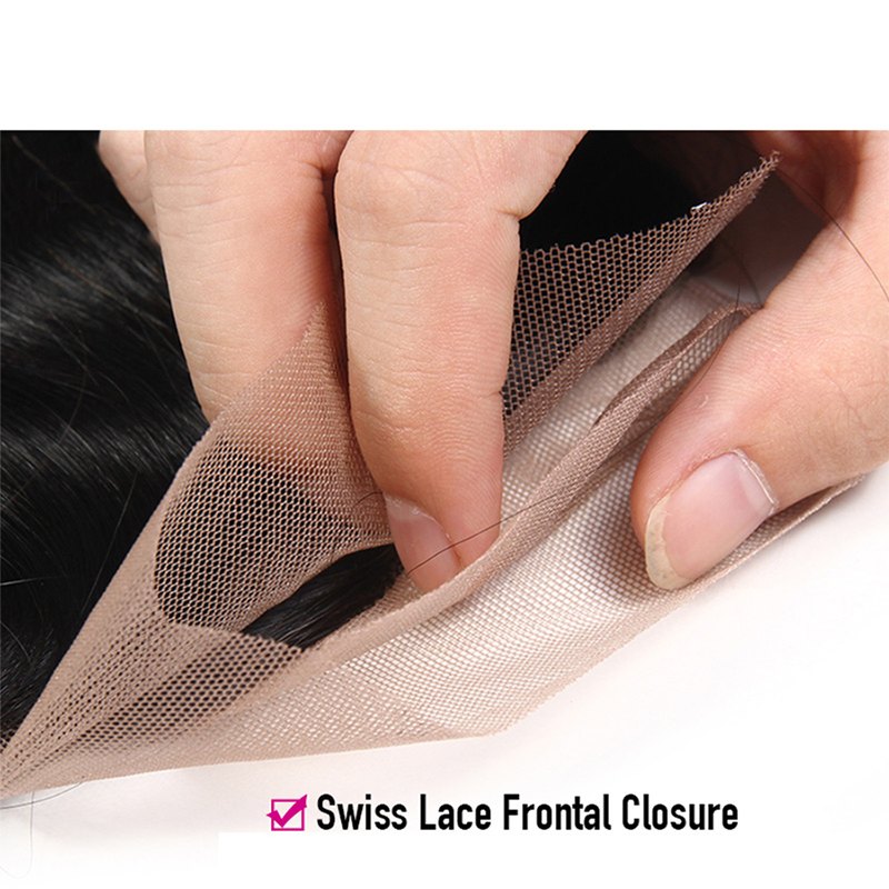 Body Wave Virgin Hair Weave 3 Bundles With 13*4 Lace Frontal