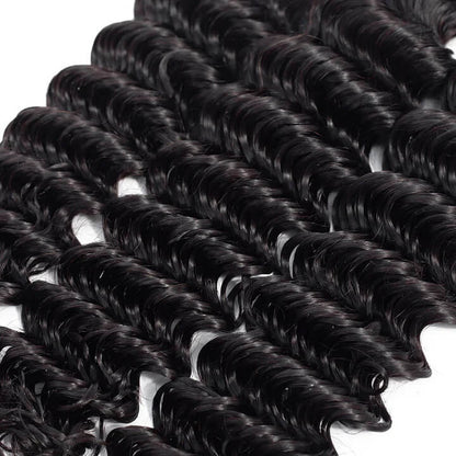 Deep Wave Virgin Hair Unprocessed Deep Wave Human Hair 3 Bundles