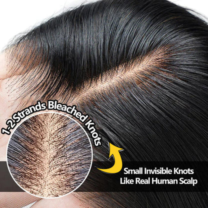 13x4 Pre-All HD Lace Front Wig Body Wave/Straight Secure Wear Go Glueless Human Hair Wigs