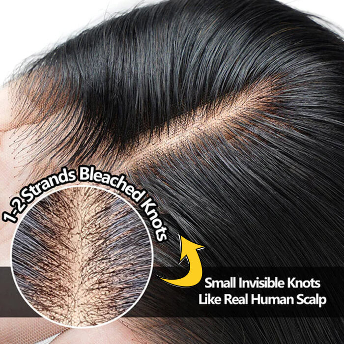 13x4 13x6 Pre Cut Lace Frontal Real Ear To Ear Curly/Water Wave Glueless Pre All Wig