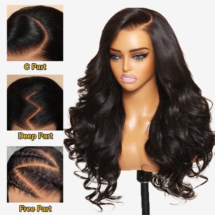 13x4 Pre-All HD Lace Front Wig Body Wave/Straight Secure Wear Go Glueless Human Hair Wigs