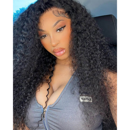 13x4 HD Transparent Lace Frontal Water Wave Wigs Comfortable And Breathable With Natural Hairline