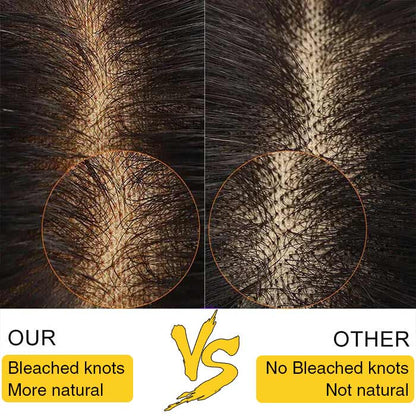 13x6 HD Full Lace Frontal Wigs Invisible HD Lace Straight Front Wigs Pre Bleached Knots Plucked Hairline