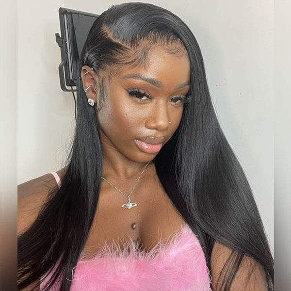 HD Transparent Lace Front Human Hair Wigs 13x4/13x6 Straight Frontal Wig For Women