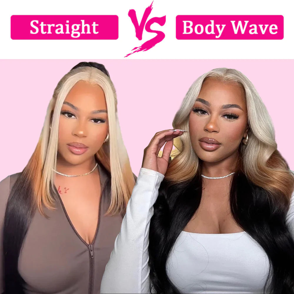 613 Blonde Ombre Lace Front Wig Brazilian Body Wave Human Hair Wigs Pre Plucked