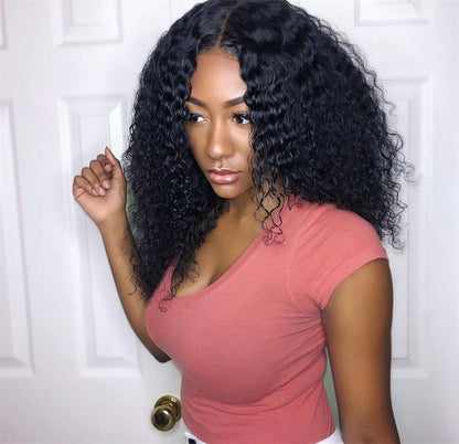 Deep Curly Virgin Hair Weave Unprocessed Deep Curly Human Hair 3 Bundles