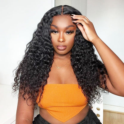 220% Density Pre Plucked Jerry Curly HD Lace Wig 4x4 Lace Closure Human Hair Wigs for Women Special Offer