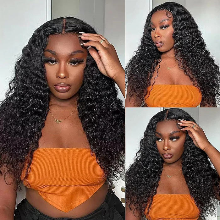 220% Density Pre Plucked Jerry Curly HD Lace Wig 4x4 Lace Closure Human Hair Wigs for Women Special Offer