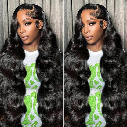 [2Wigs 220%] Left C Part Glueless Wig Wave Wave & Loose Body Wave 8x5 Big Parting HD Lace Wig Special Offer