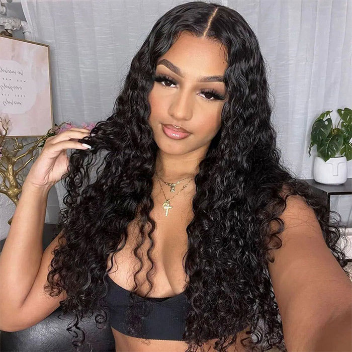 2Wigs $189 | Balayage Highlight Straight Glueless Wig + 8x5 Pre Cut Lace Deep Wave Wig Special Offer