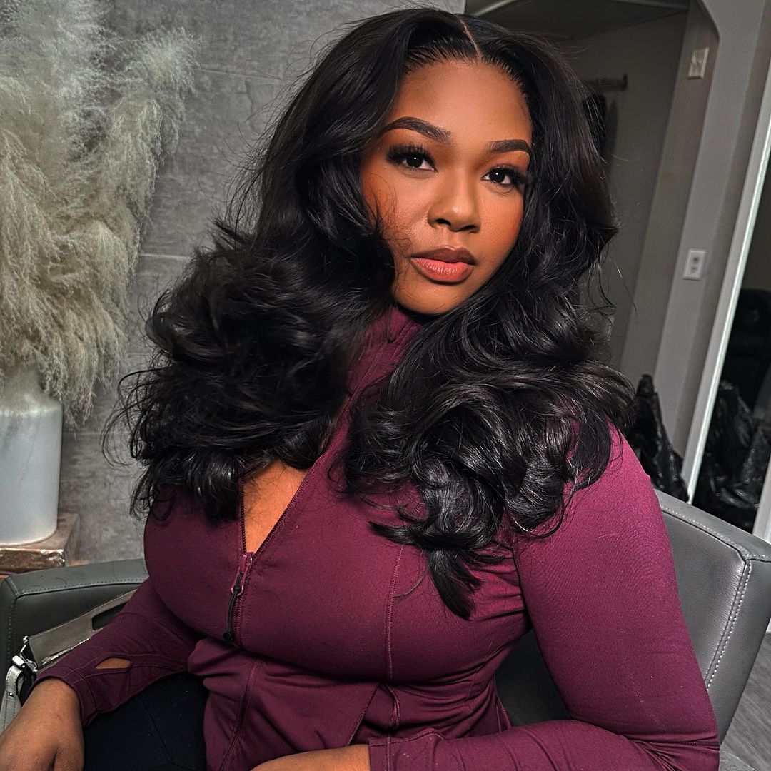 2Wigs $199 | Body Wave Curtain Bangs Wig + 4C Edges Curly Glueless Wig 8x5 Pre Cut HD Lace Wig Special Offer