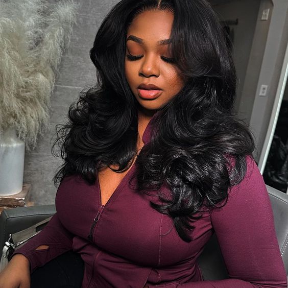 2Wigs $199 | Body Wave Curtain Bangs Wig + 4C Edges Curly Glueless Wig 8x5 Pre Cut HD Lace Wig Special Offer
