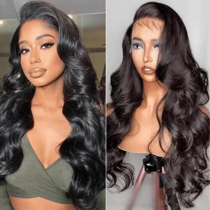 Body Wave HD Invisible 13x4 Lace Front Human Hair Wigs Pre Plucked Brazilian Virgin Hair