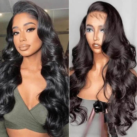 Body Wave HD Invisible 13x4 Lace Front Human Hair Wigs Pre Plucked Brazilian Virgin Hair