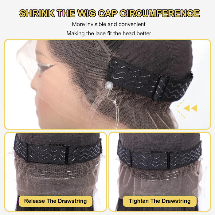 Subella Breathable 360 HD Transparent Lace Wig Pre Plucked Body Wave Human Hair Wig Natural Hairline