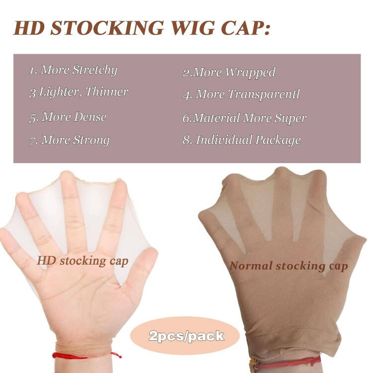 Subella HD Wig Caps for Women Thin and Breathable Wig Caps