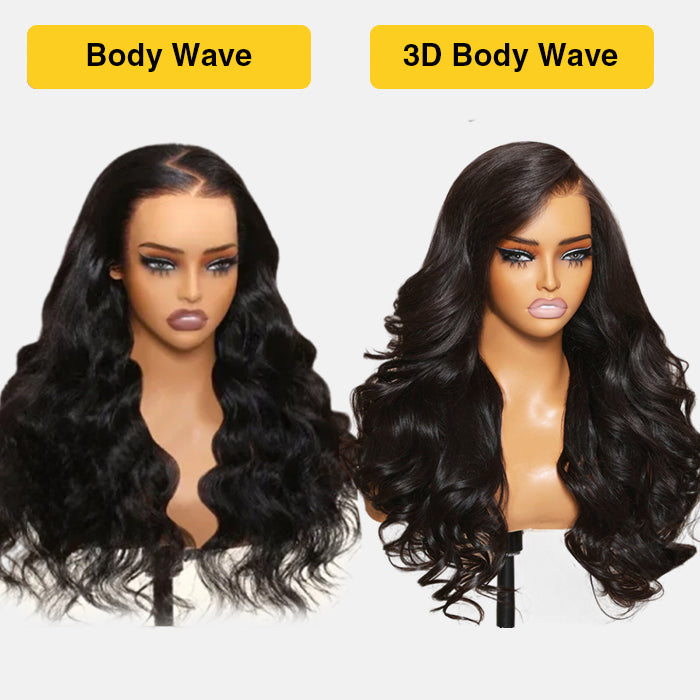 3D Body Wave Pre All Wig Real Ear To Ear Pre-Cut Lace Pre-Plucked Pre-Bleached Glueless Wig