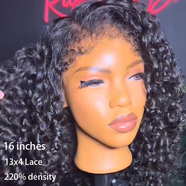 4C Hairline Wigs Kinky Curly Wigs 13x4/ 4x4/ 5x5 HD Lace Front Wig With Curly Baby Hair Realistic Hairline