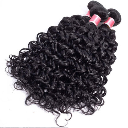 Water Wave Virgin Hair Weave Unprocessed Water Wave Human Hair 3 Bundlesater