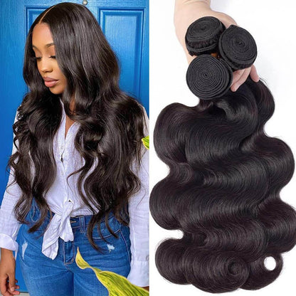 Subella Hair 3 Pcs/pack Brazilian Virgin Hair Body Wave Bundles Brazilian Human Virgin Hair Extensions