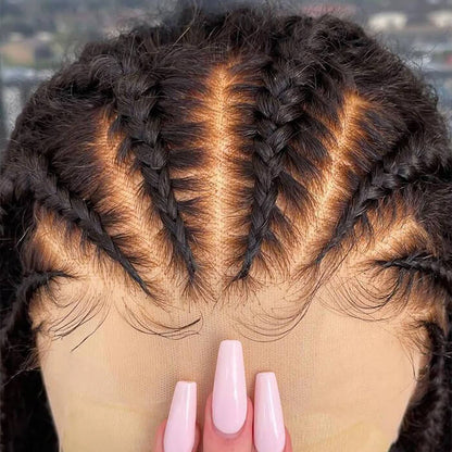 13x6 HD Full Lace Frontal Wigs Invisible HD Lace Curly Front Wigs Pre Bleached Knots Plucked Hairline