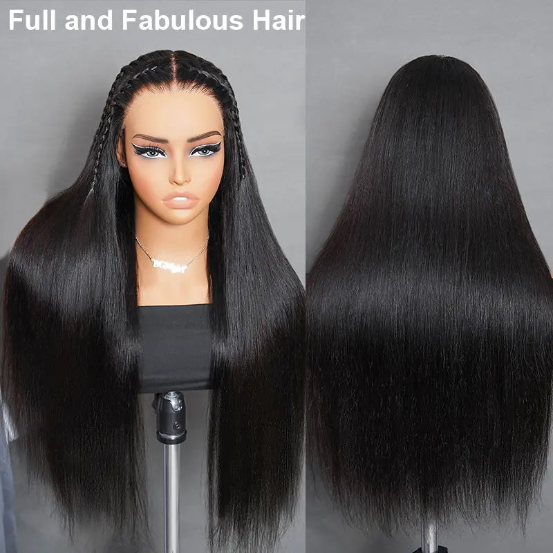 9x6 M-Cap Straight Wear Go Wig Pre Bleached Tiny Knots Pre Plucked Hairline Glueless Wig | BGMgirl Hair