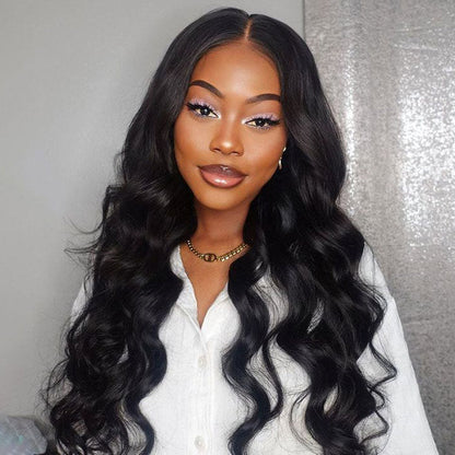 Exclusive Flash | Body Wave Pre Cut HD Lace Wig 8x5 Ready To Go Wig Natural Color Special Offer