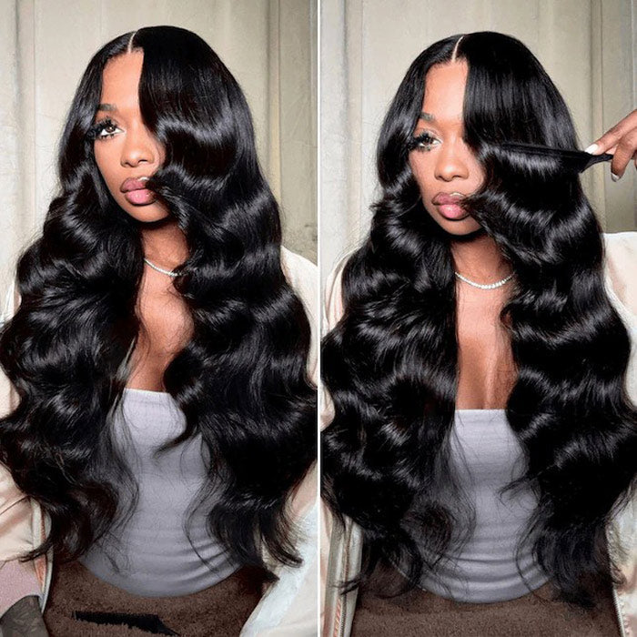 Exclusive Flash | Body Wave Pre Cut HD Lace Wig 8x5 Ready To Go Wig Natural Color Special Offer