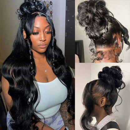 Put On & Go Upgraded Hidden Strap Snug Fit 360 Lace Frontal Wig Glueless Human Hair Wigs Special Offer