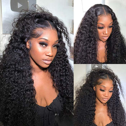 [BOGO] Curly Human Hair Lace Front Wig Skinlike 13x4 HD Lace Wig Pre Plucked Natural Hairline Special Offer