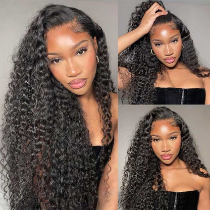 Deep Wave Virgin Human Hair Weft 3 Bundles 100% Unprocessed Virgin Human Hair Extension