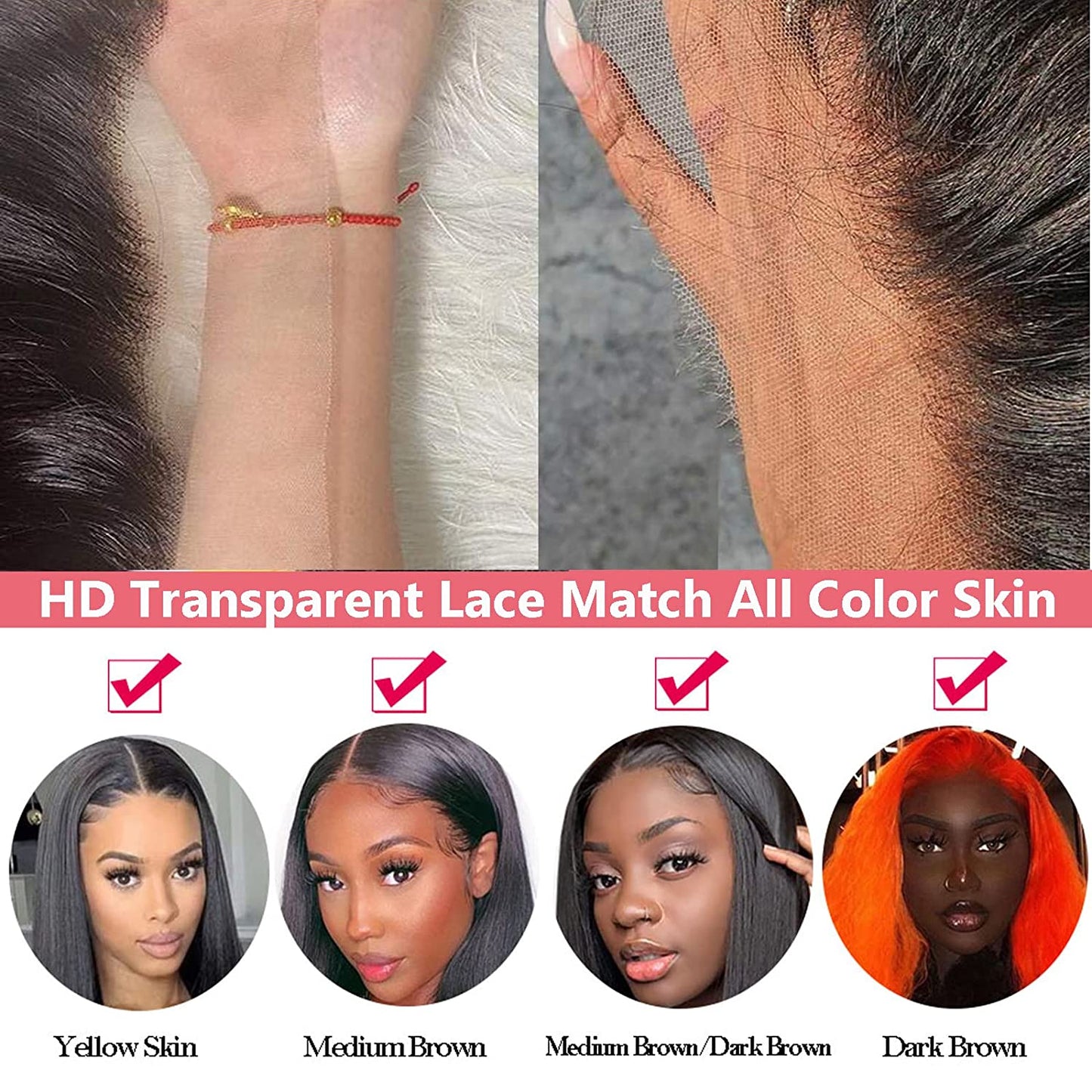 4C Curly Edge Lace Wig HD Lace Frontal Curly Human Hair Wig With Super Natural Hairline