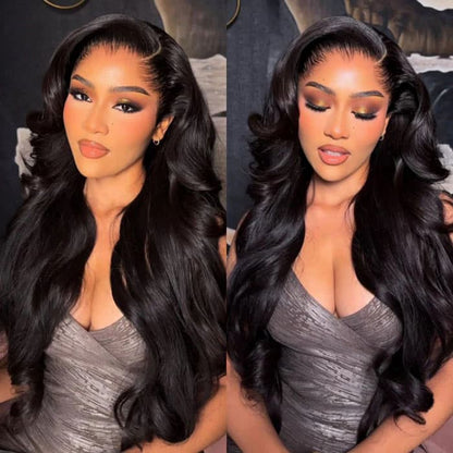 Lagos Hairline Body Wave Glueless Human Hair Wigs Widows Peak 13x4/13x6 HD Lace Front Wig