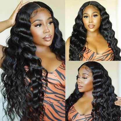 Loose Deep Wave Virgin Human Hair Weft 3 Bundles 100% Unprocessed Virgin Human Hair Extension