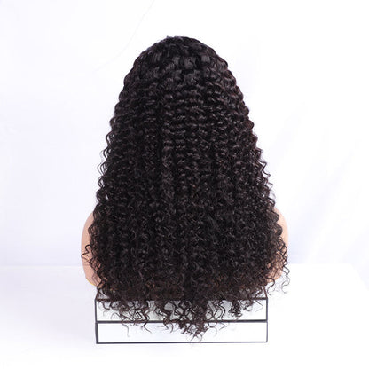Pre Braiding Hairstyle Curly 180% Density 13x4 Lace Front Wig Braide Human Hair Wigs