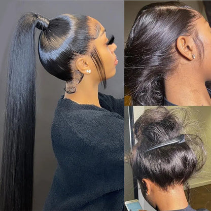 Put On & Go Upgraded Hidden Strap Snug Fit 360 Lace Frontal Wig Glueless Human Hair Wigs Special Offer