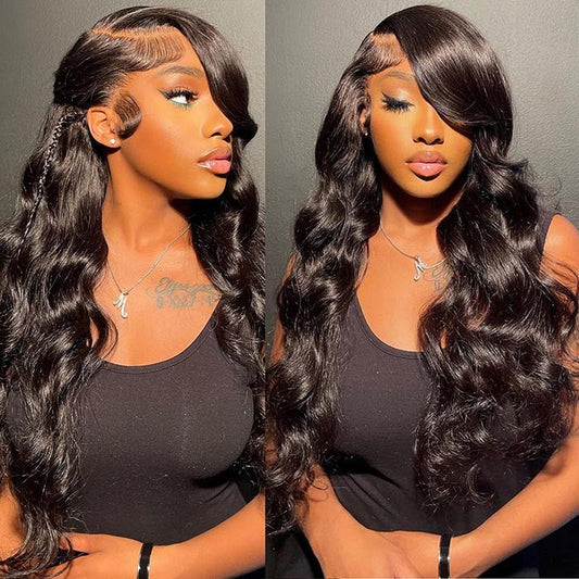 [BOGO] Skin Melt Body Wave 13x4 HD Lace Front Human Hair Wigs with Bleached Knots Special Offer