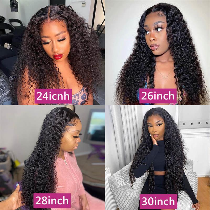 Deep Curly Virgin Hair Weave Unprocessed Deep Curly Human Hair 3 Bundles