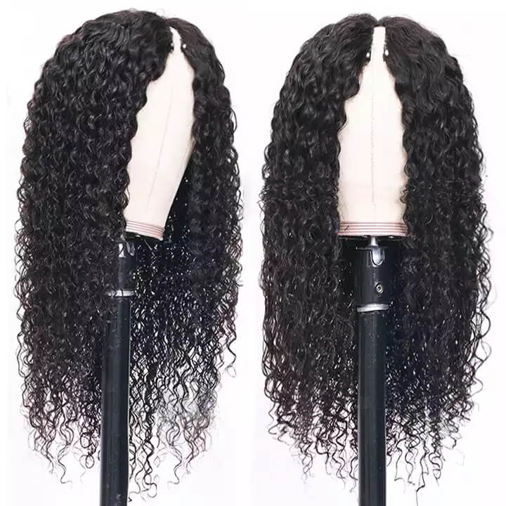 Subella Glueless V Part 0 Skill Needed Wig Beginner Friendly Natural Scalp Curly Human Hair