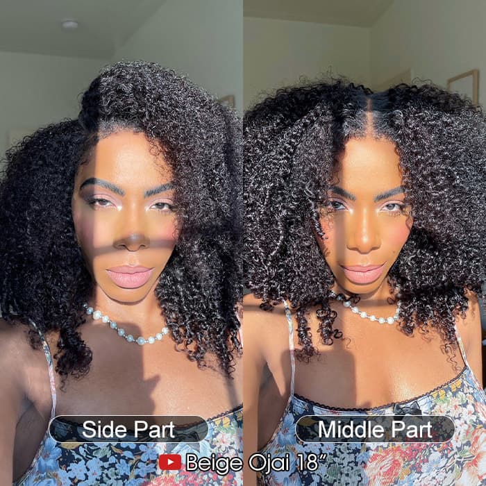 Limited Design | 4C Hairline Jerry Curly Wig 220% Density Glueless HD Lace Kinky Edges Afro Kinky Curly Human Hair Wigs