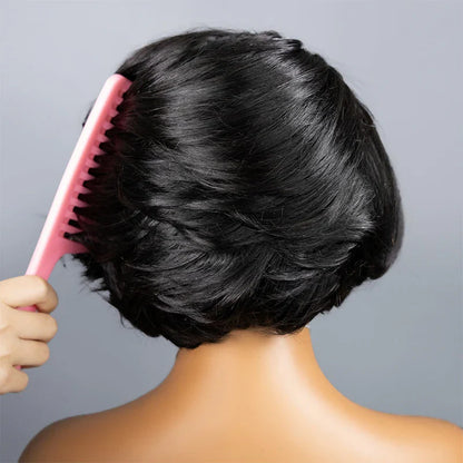 Blowout Bob Straight 7x5 Lace Wear Go Wig Pre-Bleached Tiny Knots Glueless Wig | BGMgirl Hair