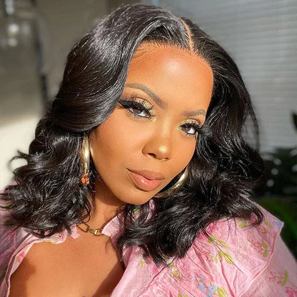 Buy One Get One Free  Ginger Color Lace Closure Wig + Body Wave Bob wig Special Offer