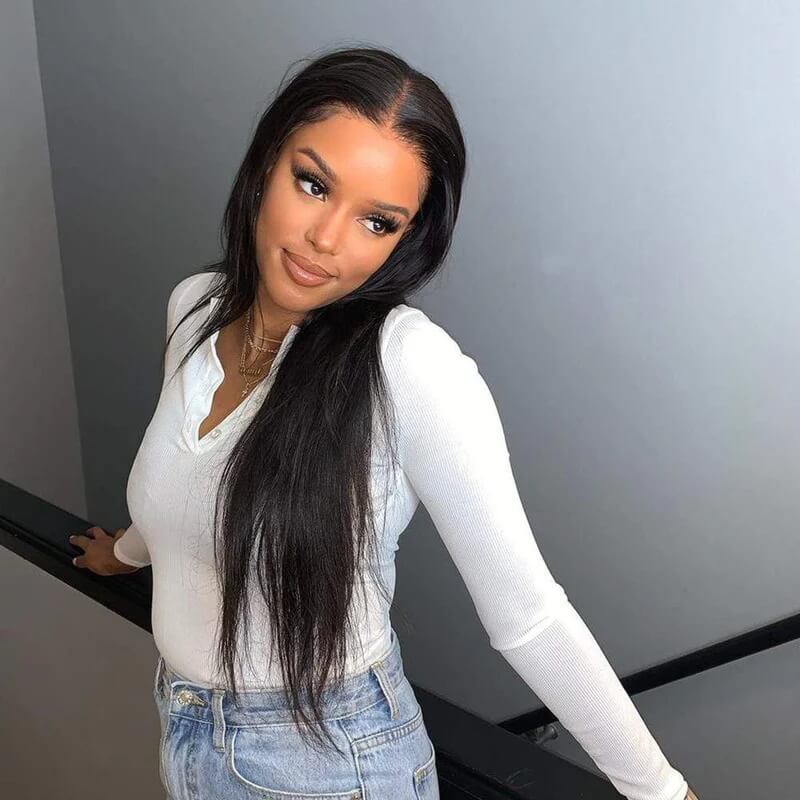 4 Bundles Unprocessed 8A Remy Virgin Hair Straight 4 Bundles 100% Human Hair Natural Hair Bundles