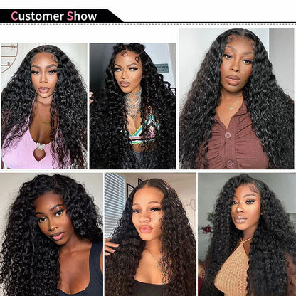 4 Bundles Deep Wave Human Hair Deal Malaysian Unprocessed Virgin Human Hair Bundles