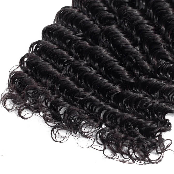 Deep Wave Virgin Hair Unprocessed Deep Wave Human Hair 3 Bundles