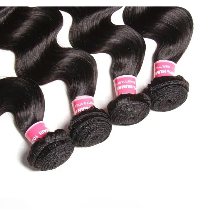 Body Wave Virgin Human Hair 4 Bundles 100% Unprocessed Virgin Human Hair Extension