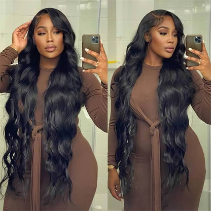 Body Wave HD Invisible 13x4 Lace Front Human Hair Wigs Pre Plucked Brazilian Virgin Hair