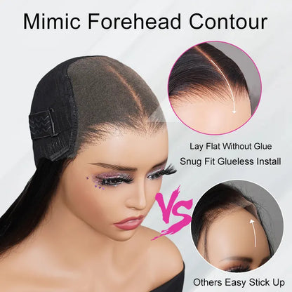 Face-Framing Layered Cut Body Wave 9x6 Wear Go Wig Transparent Lace Glueless Wig | BGMgirl Hair