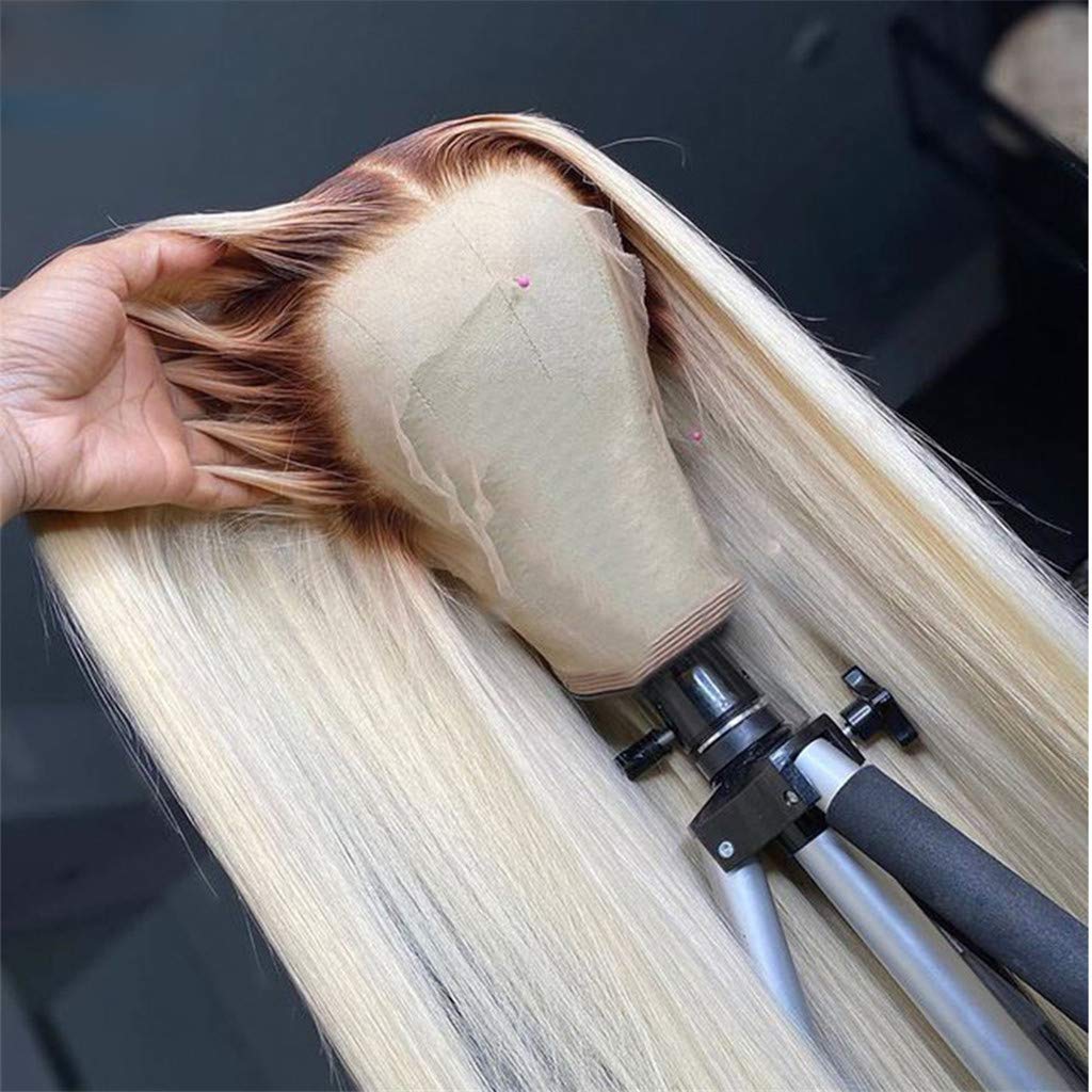 New In Ash Blonde Ombre Wigs Body Wave/Straight 13x4  HD Lace Front Human Hair Wigs 180% Density