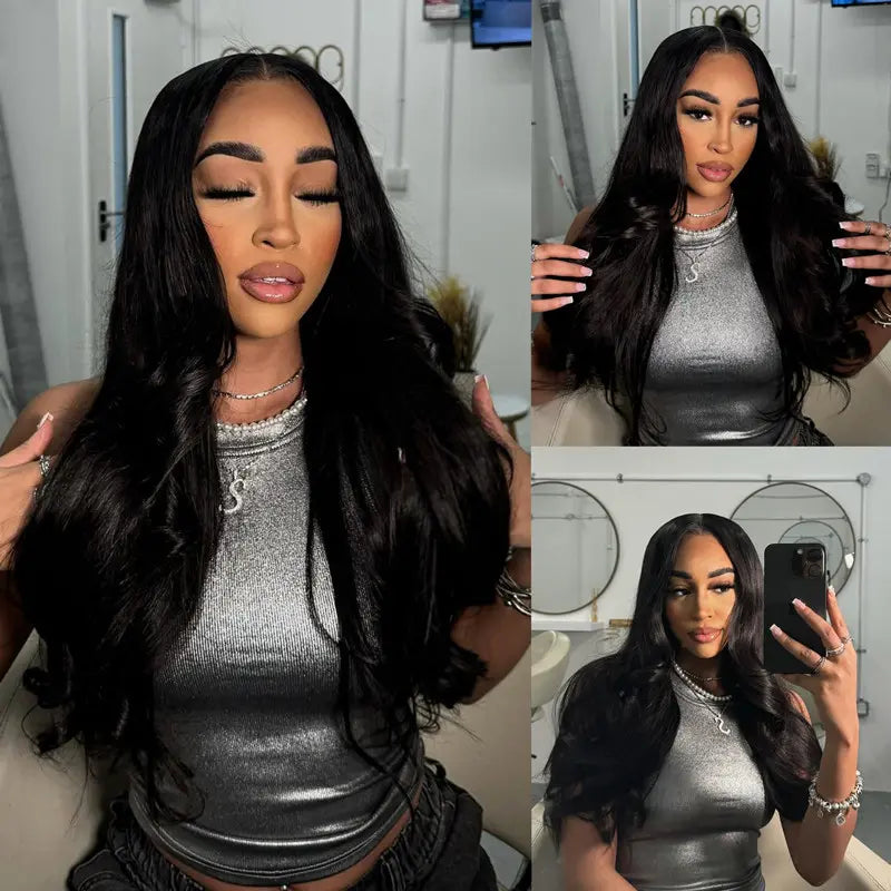 M-cap Straight 9x6 Wear Go Wig HD Lace Pre-Bleached Tiny Knots Pre-Plucked Natural Hairline Glueless Wig | BGMgirl Hair